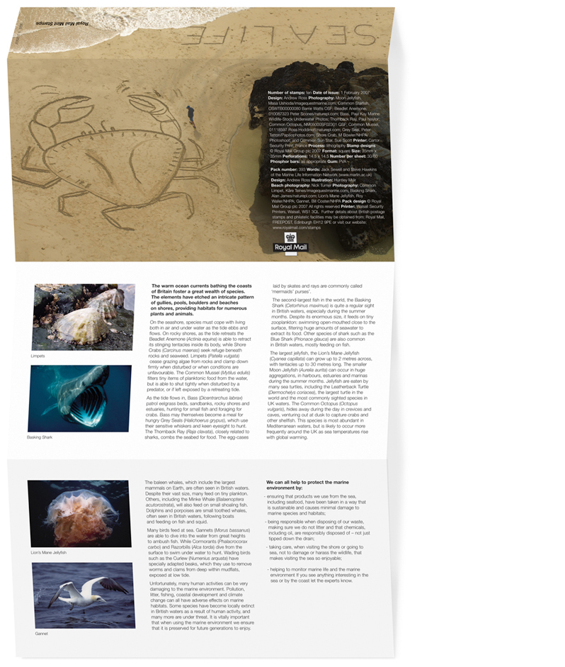 Endangered Sealife stamps